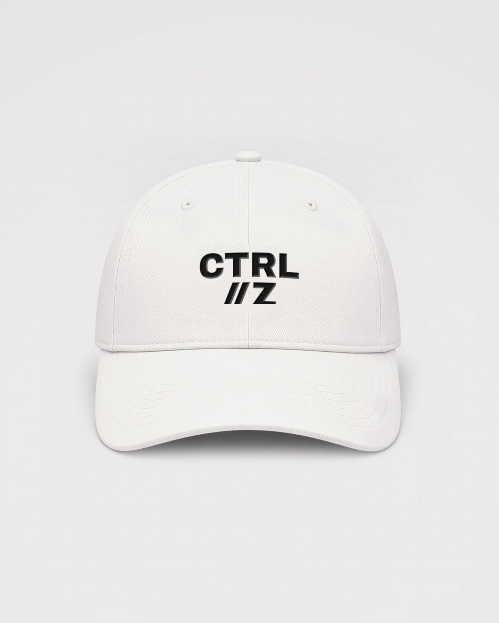 CTRL//Z CACHE Cap, cap, Cursor White, front view — product image, actual product may vary
