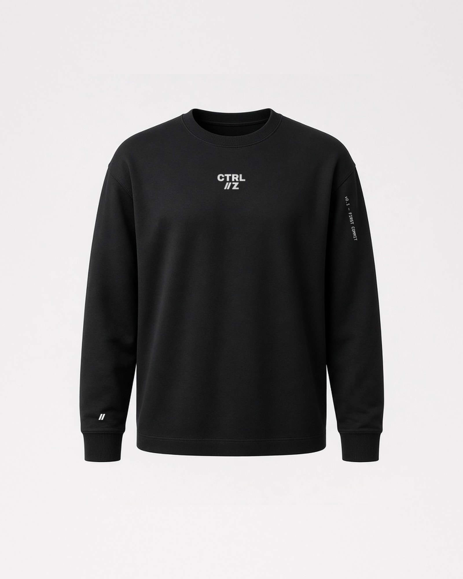 CTRL//Z COMMIT L/S Tee, long-sleeve tee, Terminal Black — product image, actual product may vary