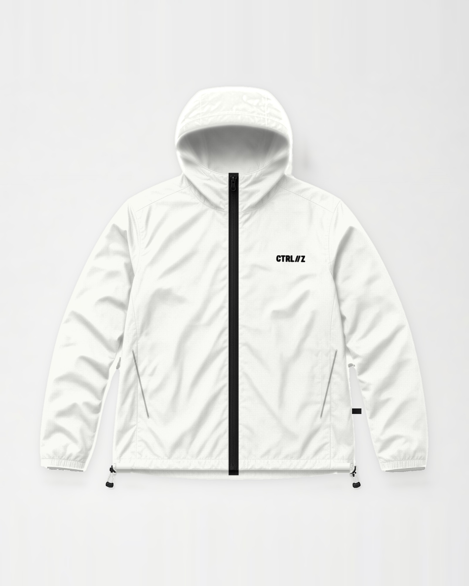 CTRL//Z ENTROPY Shell Jacket, shell jacket, Cursor White — product image, actual product may vary