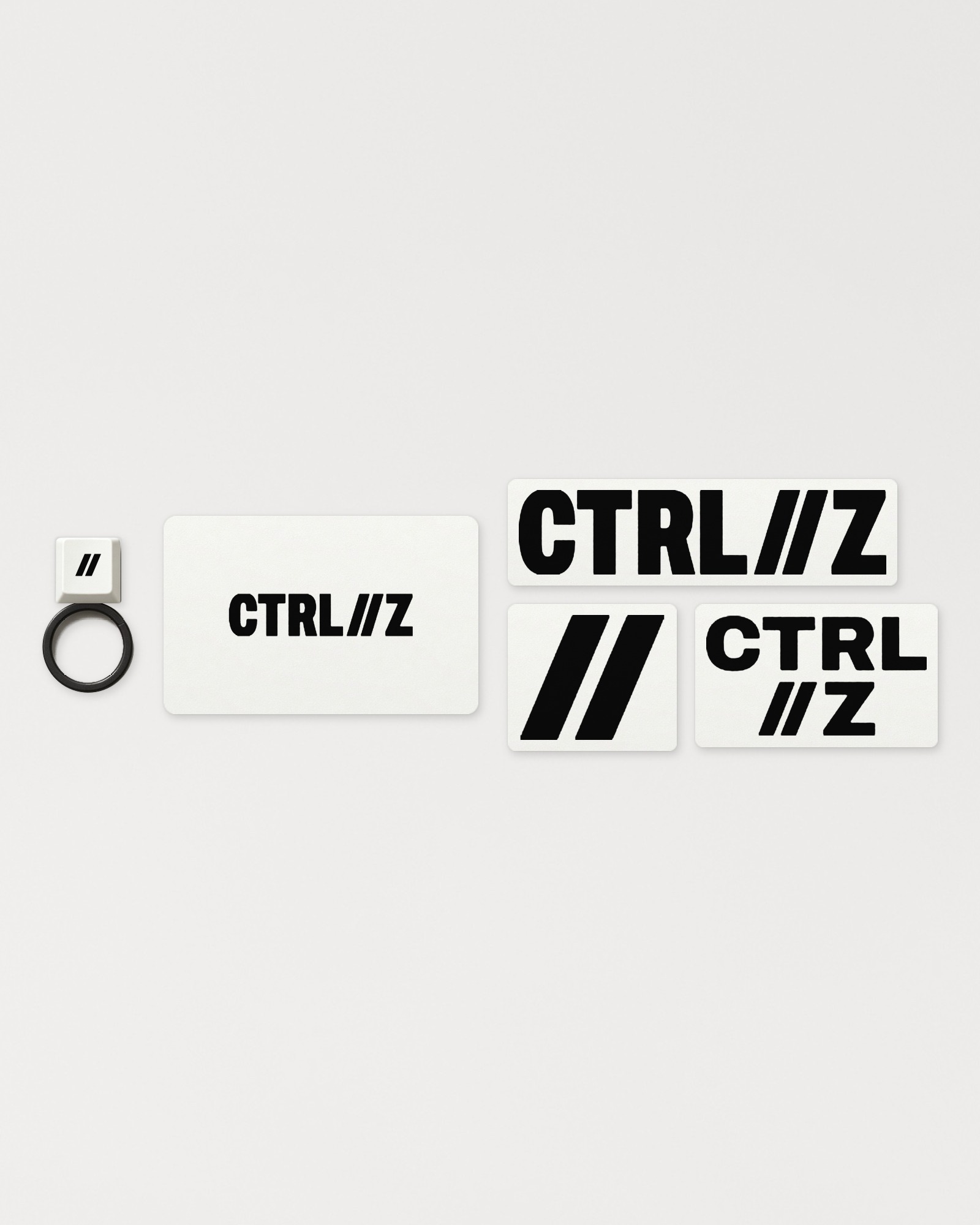CTRL//Z KEYCAP Accessory Set, accessory set, Cursor White — product image, actual product may vary