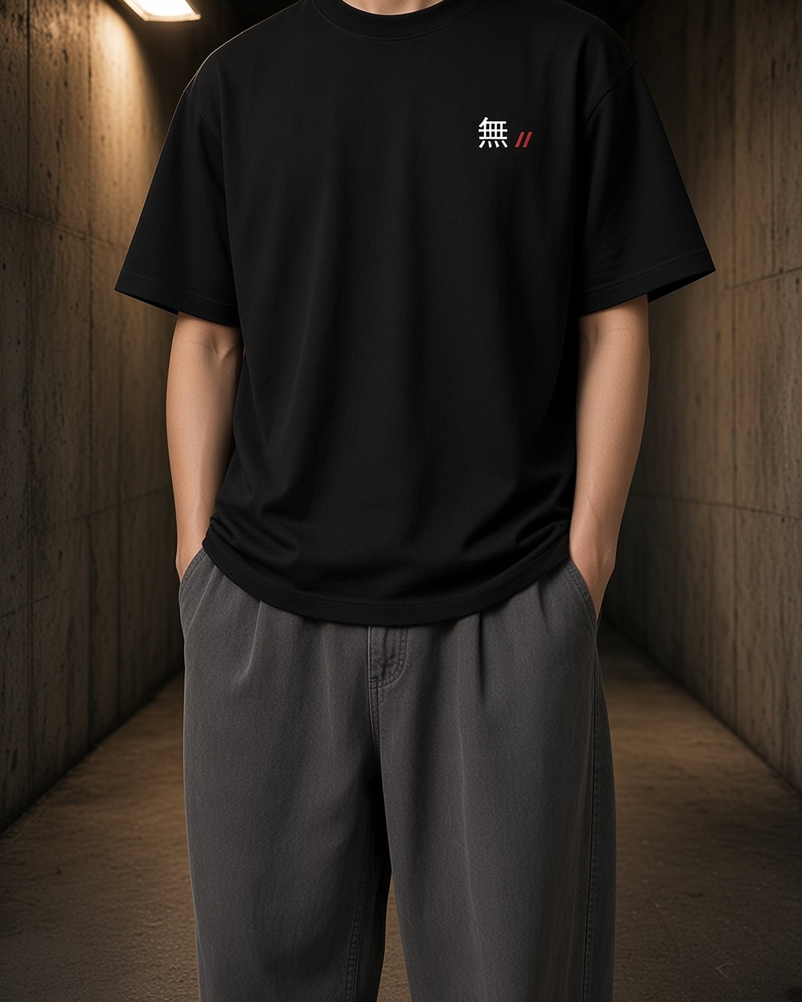 CTRL//Z MU Tee, tee, Terminal Black, front view — product image, actual product may vary
