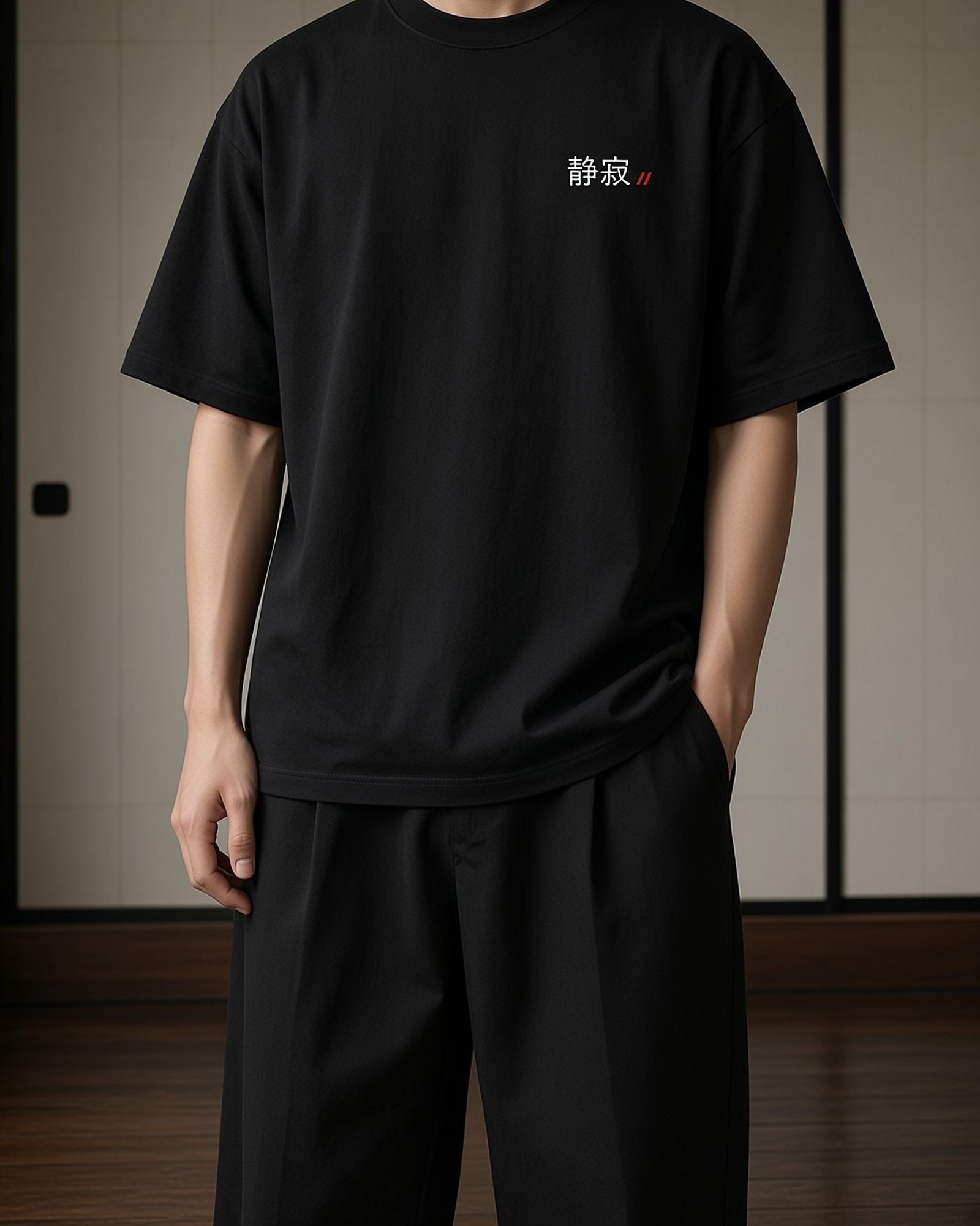 CTRL//Z SEIJAKU Tee, tee, Terminal Black, front view — product image, actual product may vary
